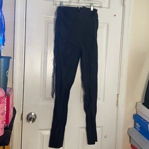 Black bow pants